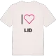 Jag älskar Lid t-shirt stort tryck