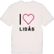 Jag älskar Lidås t-shirt stort tryck