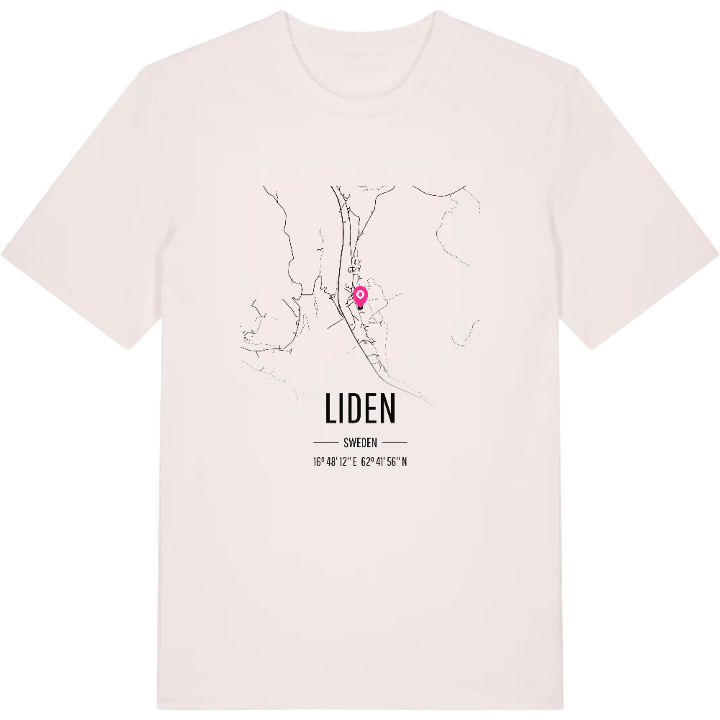 Liden karta t-shirt – t-shirt från PinShirt