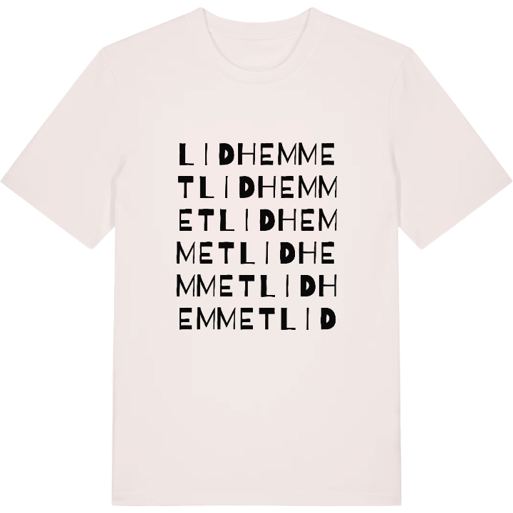 Lidhemmet ordlek t-shirt – t-shirt från PinShirt