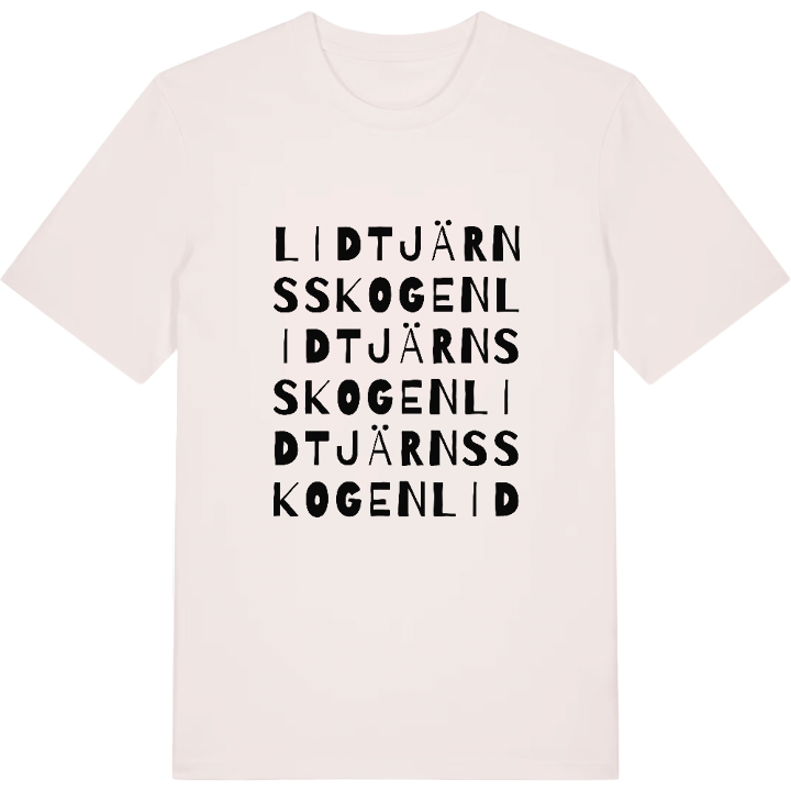 Lidtjärnsskogen ordlek t-shirt – t-shirt från PinShirt
