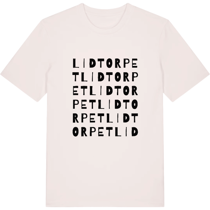 Lidtorpet ordlek t-shirt – t-shirt från PinShirt