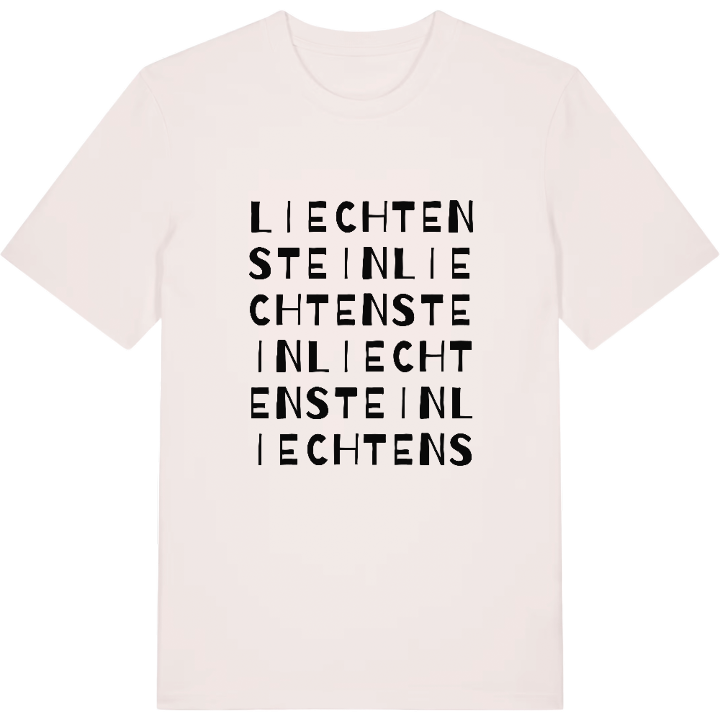 Liechtenstein ordlek t-shirt – t-shirt från PinShirt