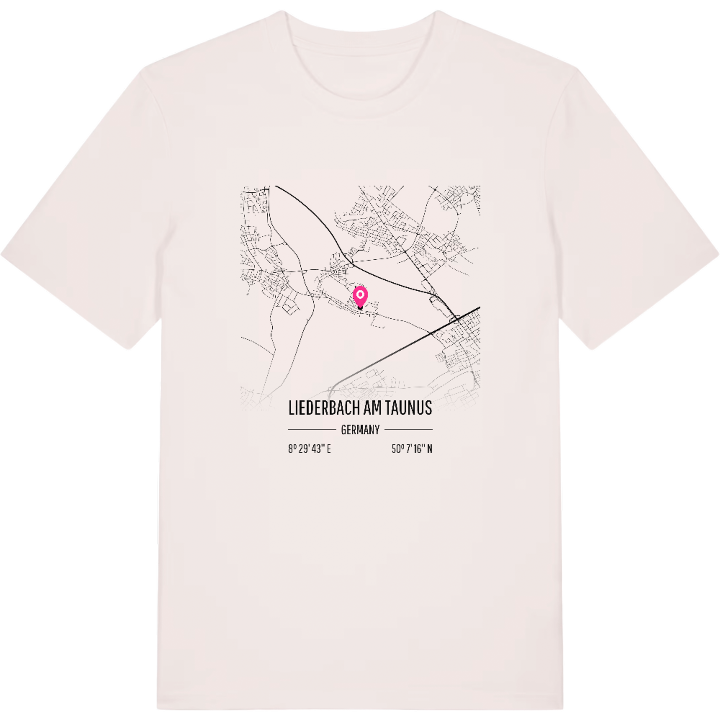 Liederbach am Taunus karta t-shirt – t-shirt från PinShirt