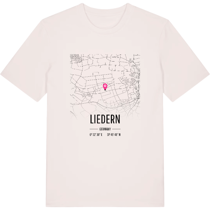 Liedern karta t-shirt – t-shirt från PinShirt