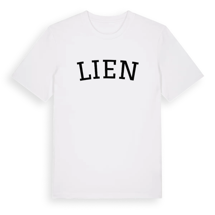 Lien böjd t-shirt – t-shirt från PinShirt