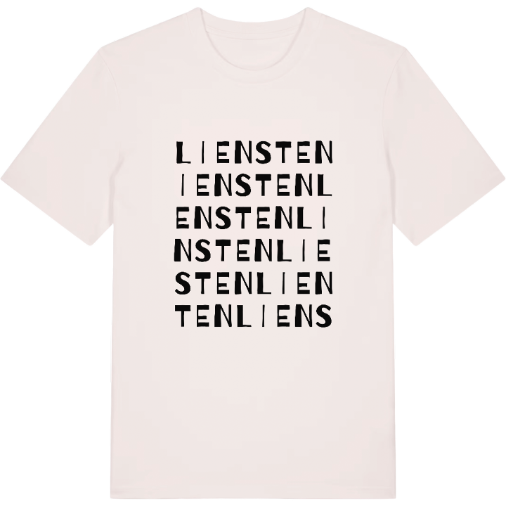 Liensten ordlek t-shirt – t-shirt från PinShirt