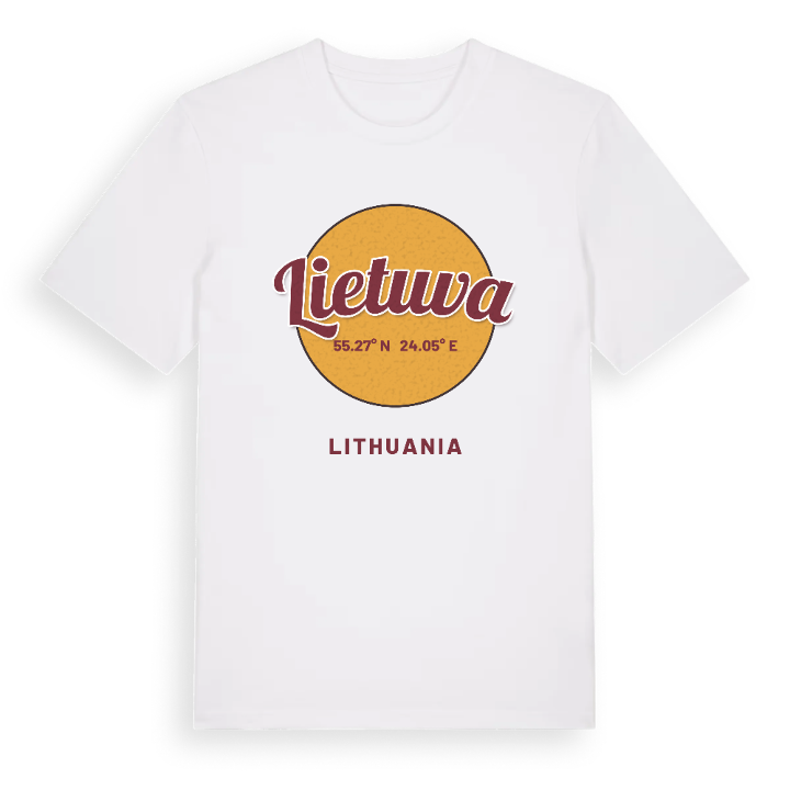 Lietuva cirkel t-shirt – t-shirt från PinShirt