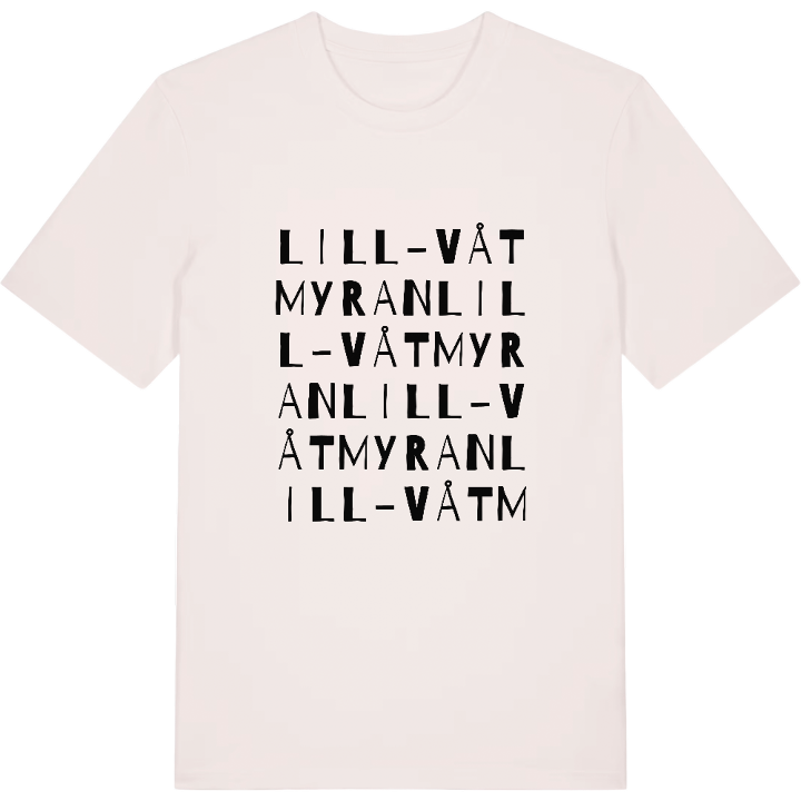 Lill-Våtmyran ordlek t-shirt – t-shirt från PinShirt
