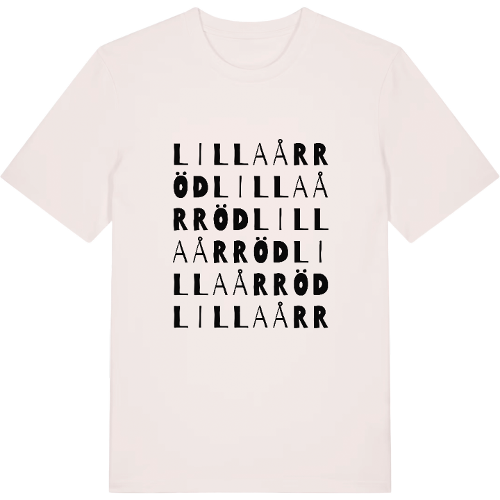 Lilla Årröd ordlek t-shirt – t-shirt från PinShirt