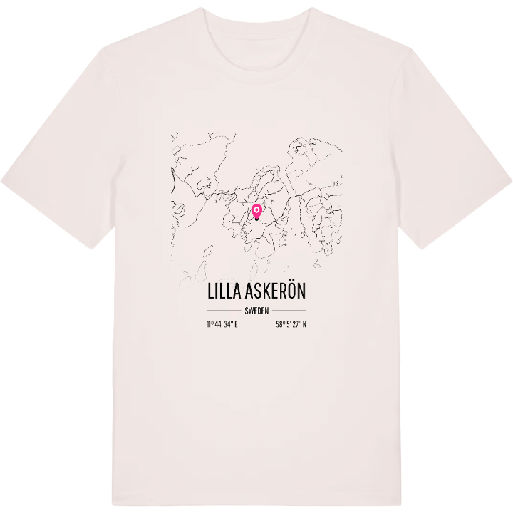 Lilla Askerön karta t-shirt – t-shirt från PinShirt