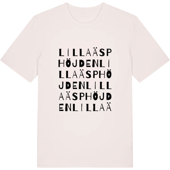 Lilla Äsphöjden ordlek t-shirt – t-shirt från PinShirt