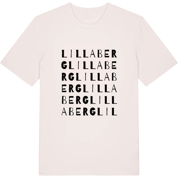 Lilla Berg ordlek t-shirt – t-shirt från PinShirt