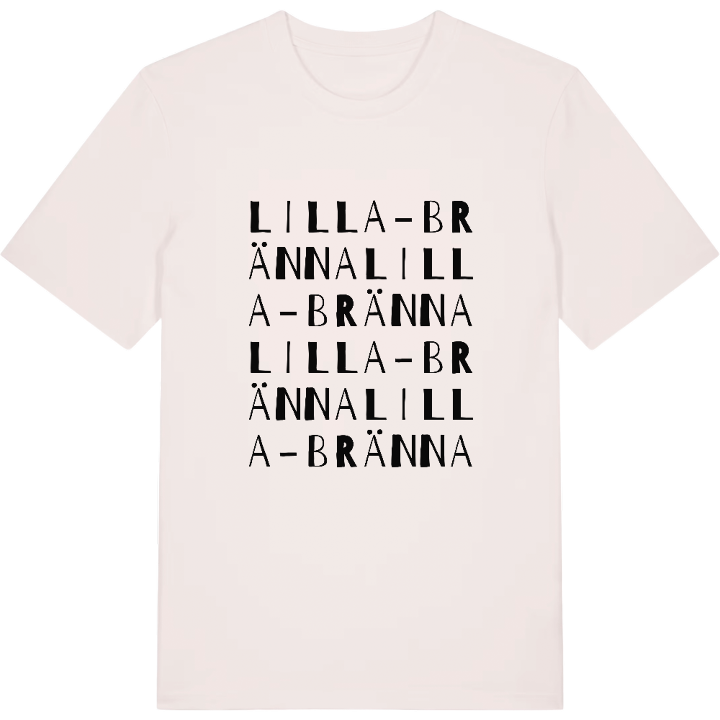 Lilla-Bränna ordlek t-shirt – t-shirt från PinShirt