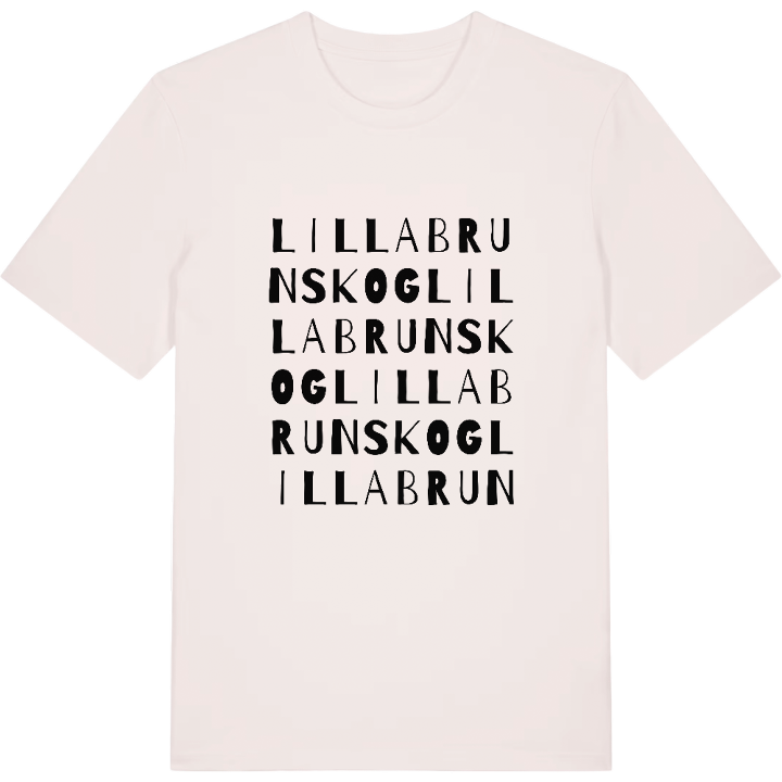 Lilla Brunskog ordlek t-shirt – t-shirt från PinShirt