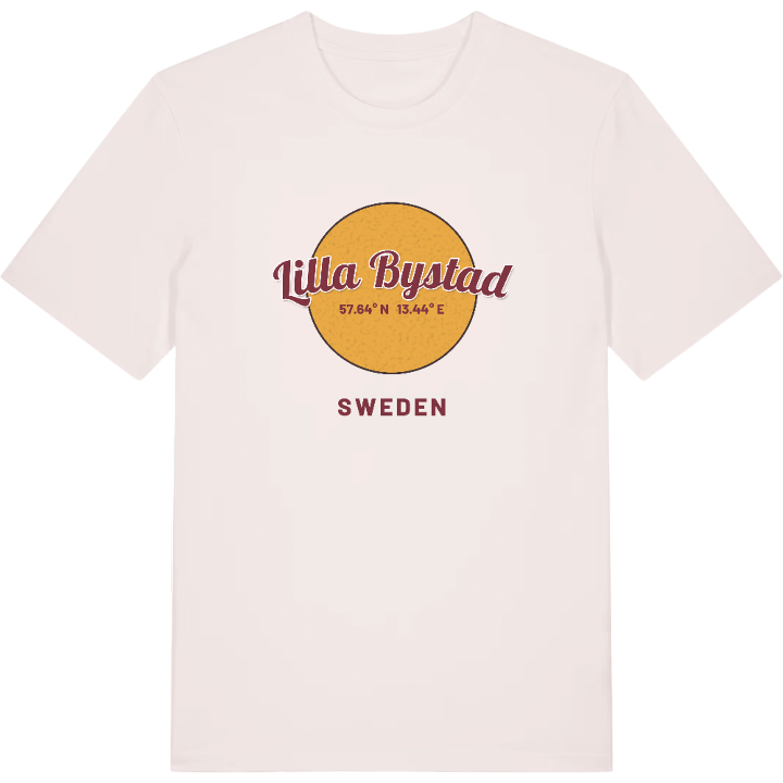 Lilla Bystad cirkel t-shirt – t-shirt från PinShirt