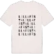 Lilla Fästa ordlek t-shirt