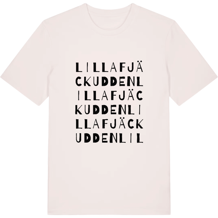 Lilla Fjäckudden ordlek t-shirt – t-shirt från PinShirt