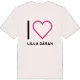 Jag älskar Lilla Gäran t-shirt stort tryck