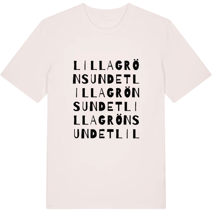 Lilla Grönsundet ordlek t-shirt – t-shirt från PinShirt