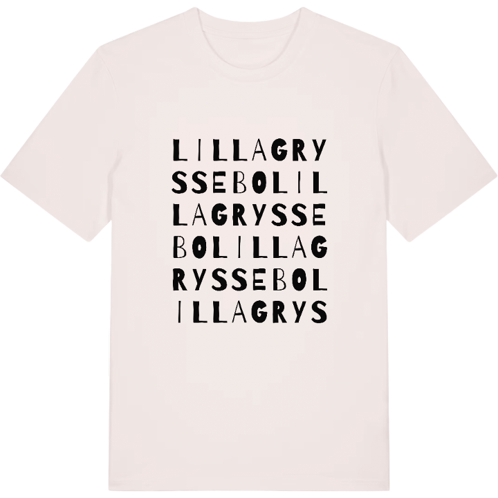 Lilla Gryssebo ordlek t-shirt – t-shirt från PinShirt