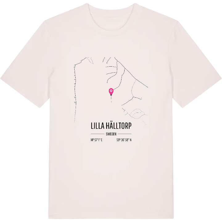 Lilla Hälltorp karta t-shirt – t-shirt från PinShirt