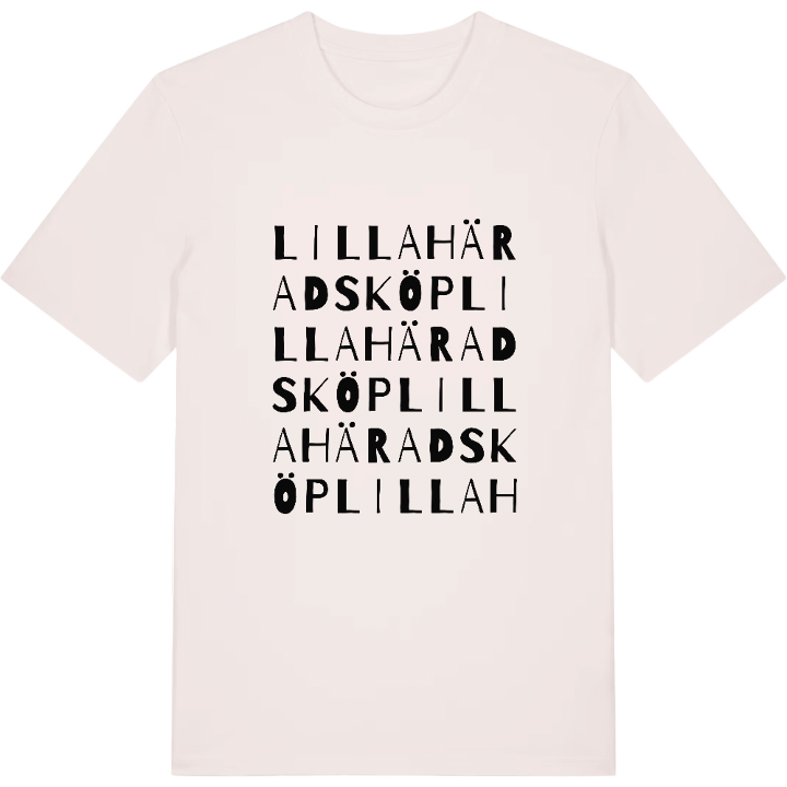 Lilla Häradsköp ordlek t-shirt – t-shirt från PinShirt