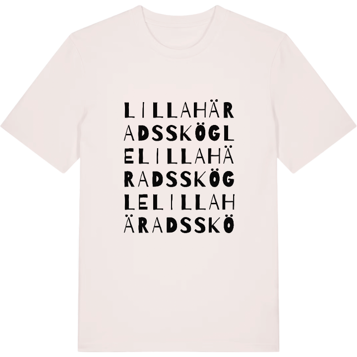 Lilla Häradsskögle ordlek t-shirt – t-shirt från PinShirt