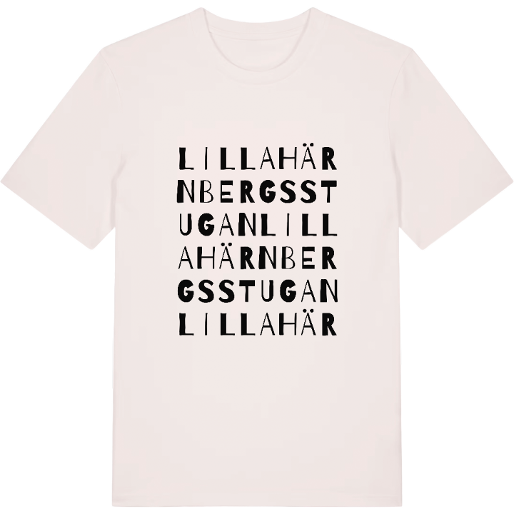 Lilla Härnbergsstugan ordlek t-shirt – t-shirt från PinShirt
