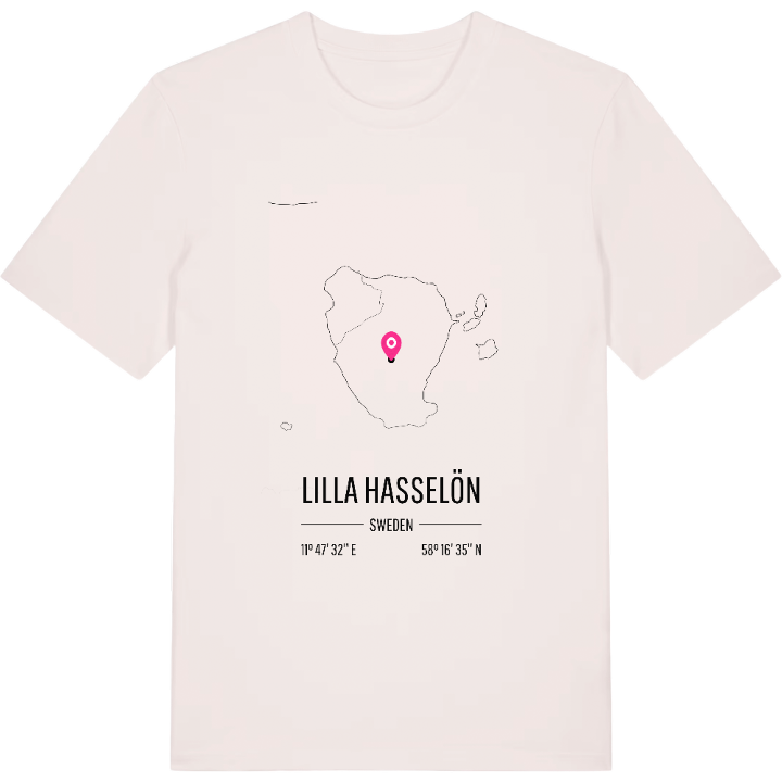 Lilla Hasselön karta t-shirt – t-shirt från PinShirt