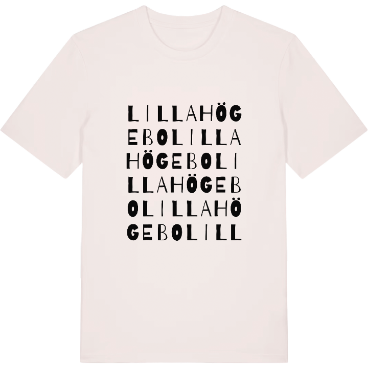 Lilla Högebo ordlek t-shirt – t-shirt från PinShirt