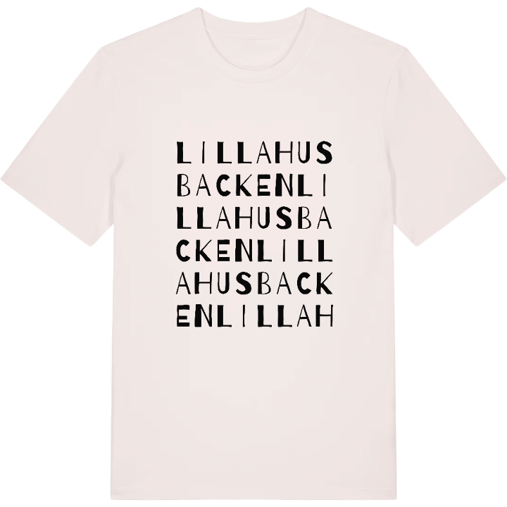 Lilla Husbacken ordlek t-shirt – t-shirt från PinShirt