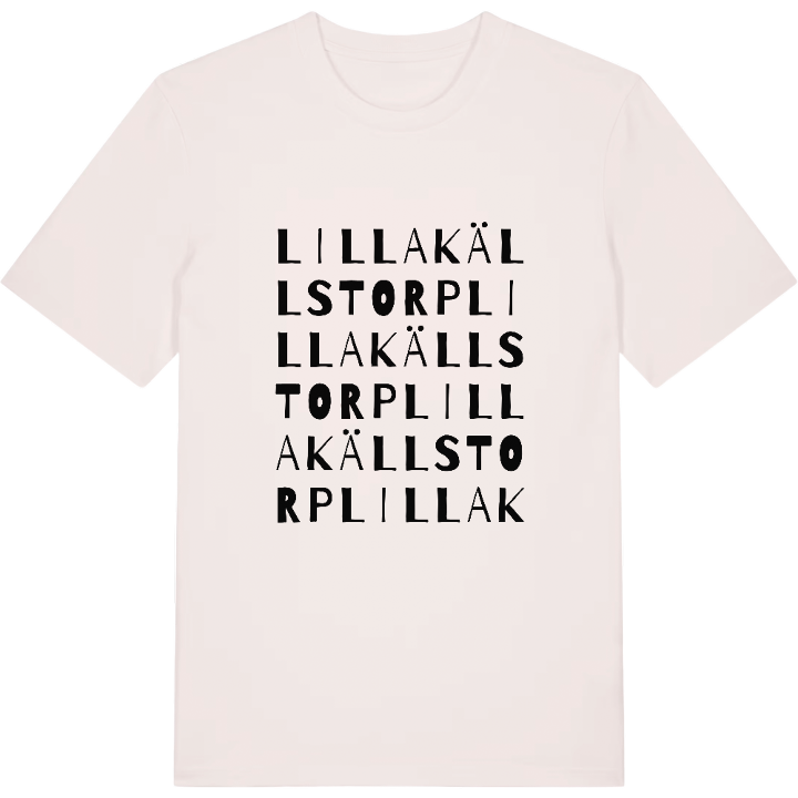 Lilla Källstorp ordlek t-shirt – t-shirt från PinShirt