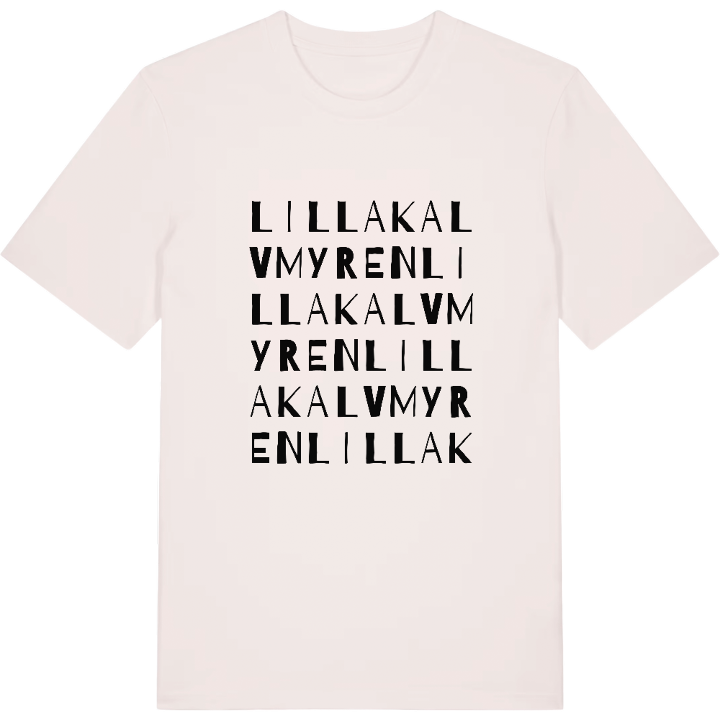 Lilla Kalvmyren ordlek t-shirt – t-shirt från PinShirt