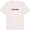 Lilla Kolfly fetstil t-shirt