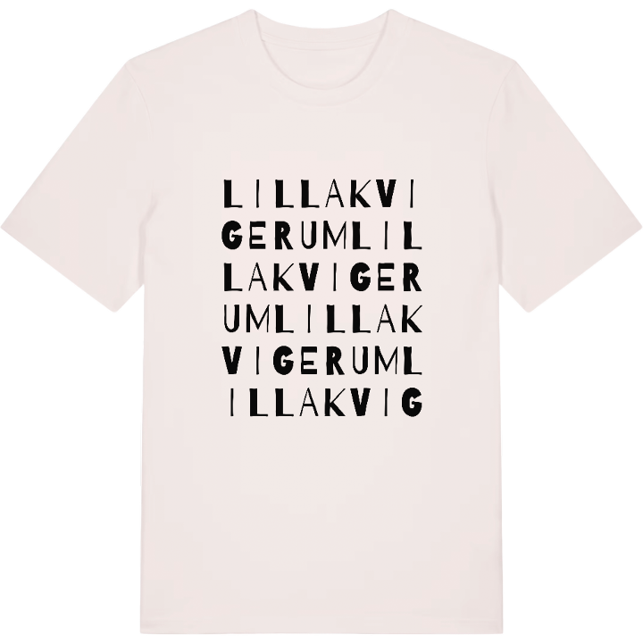 Lilla Kvigerum ordlek t-shirt – t-shirt från PinShirt