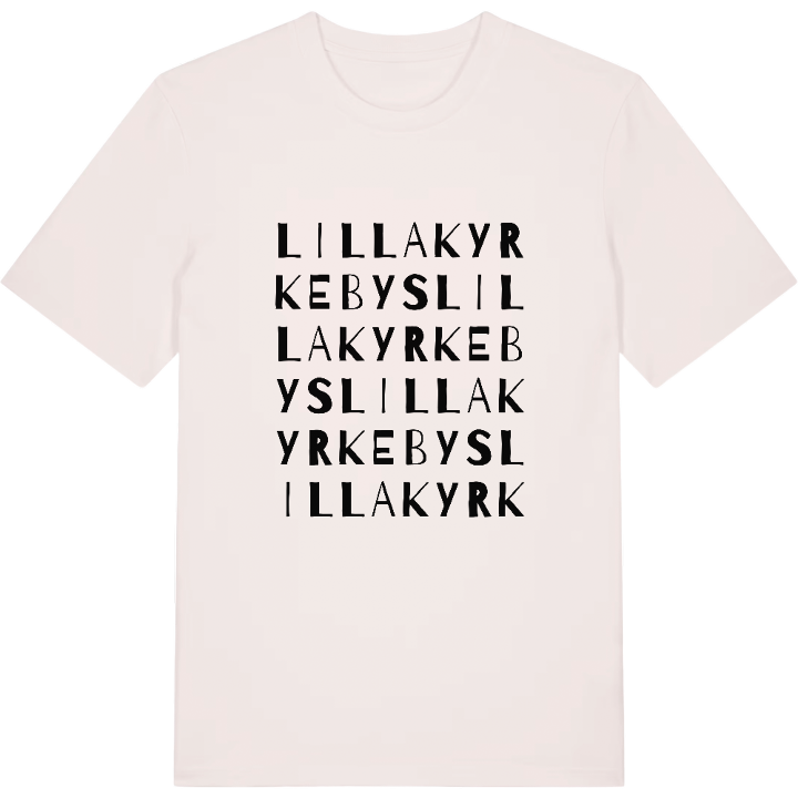 Lilla Kyrkebys ordlek t-shirt – t-shirt från PinShirt
