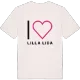 Jag älskar Lilla Lida t-shirt stort tryck