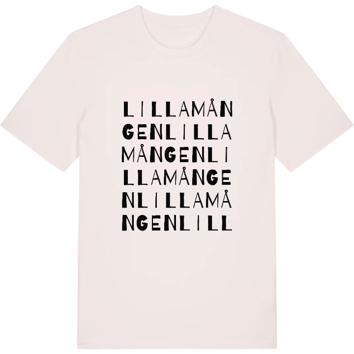Lilla Mången ordlek t-shirt – t-shirt från PinShirt