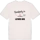 Någon i Lilla Mjällby älskar mig t-shirt