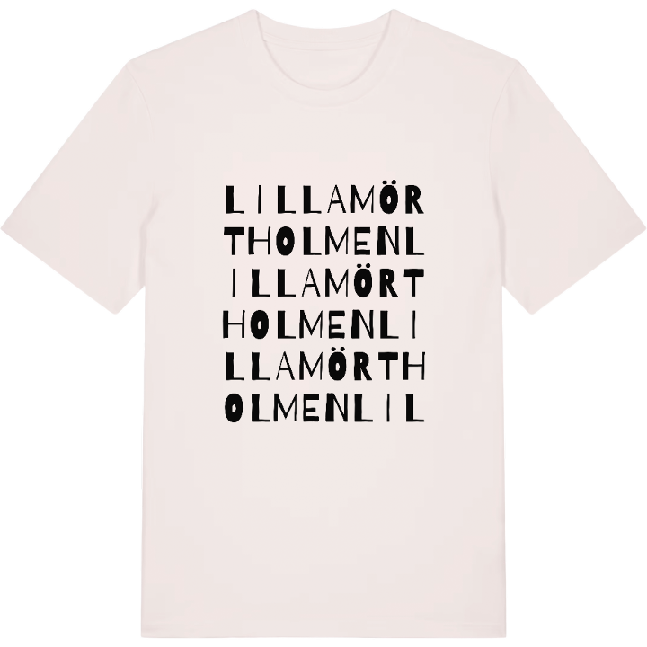 Lilla Mörtholmen ordlek t-shirt – t-shirt från PinShirt