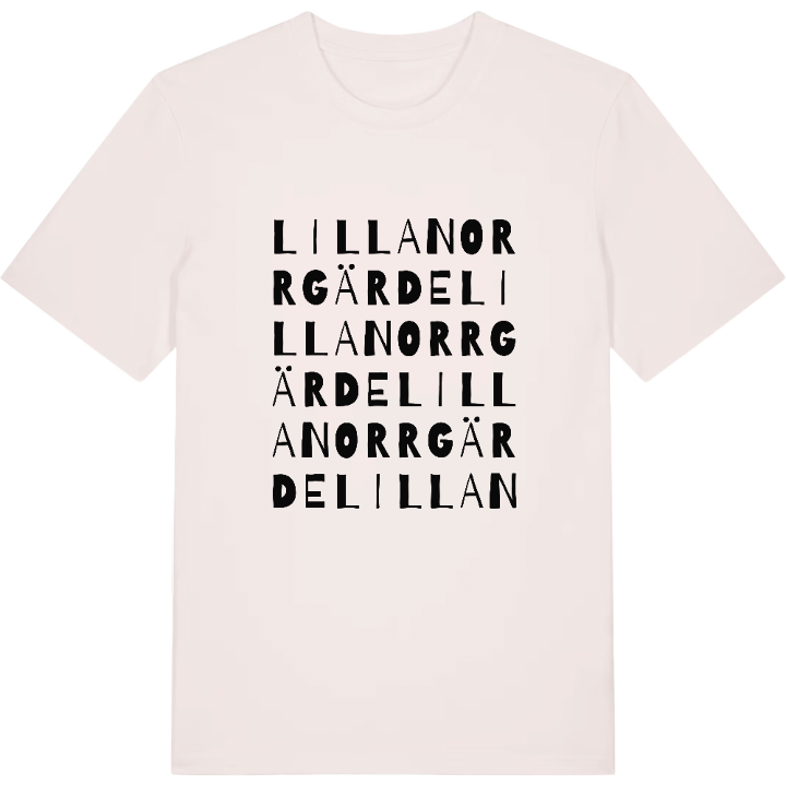Lilla Norrgärde ordlek t-shirt – t-shirt från PinShirt