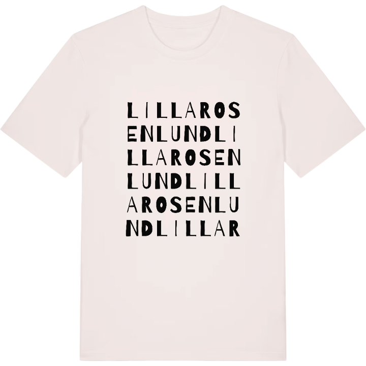 Lilla Rosenlund ordlek t-shirt – t-shirt från PinShirt