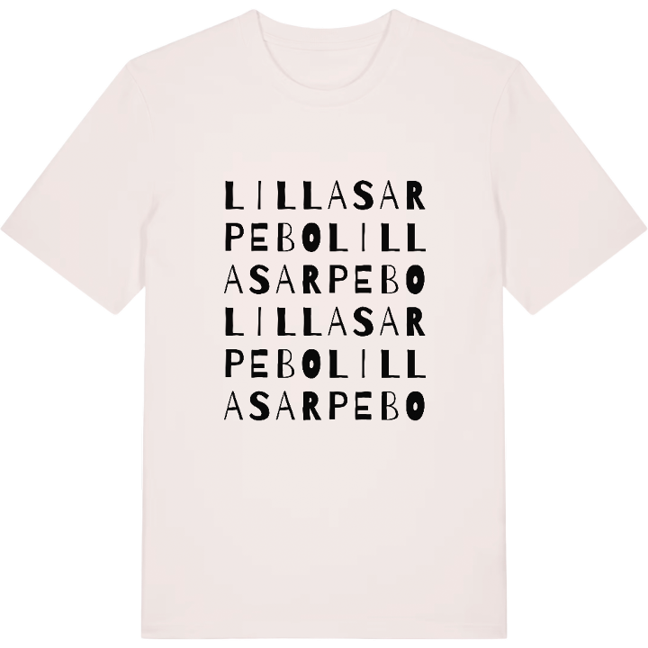 Lilla Sarpebo ordlek t-shirt – t-shirt från PinShirt