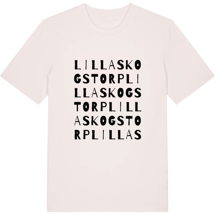 Lilla Skogstorp ordlek t-shirt – t-shirt från PinShirt