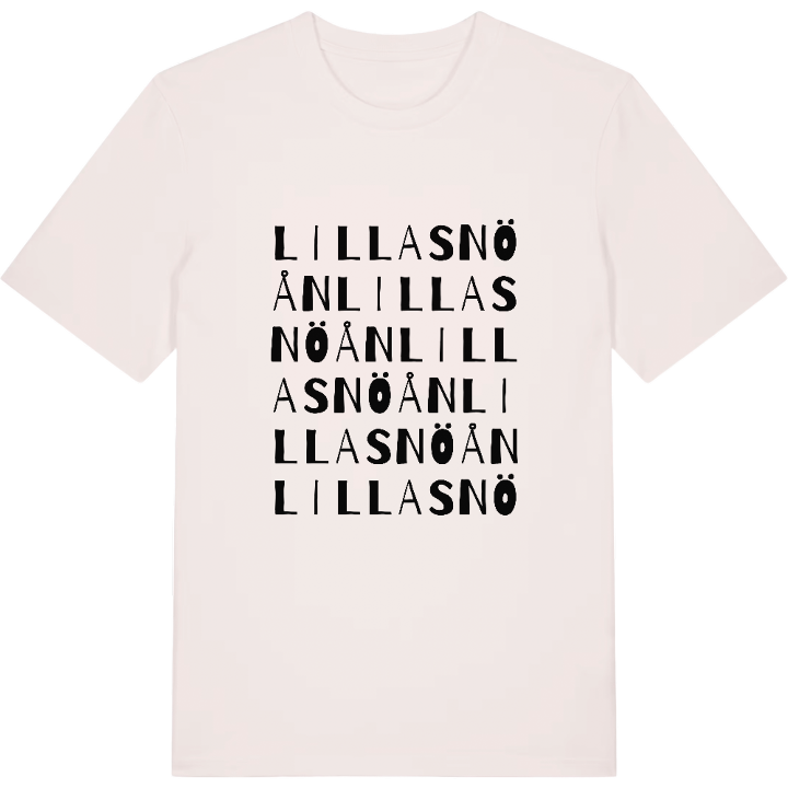 Lilla Snöån ordlek t-shirt – t-shirt från PinShirt