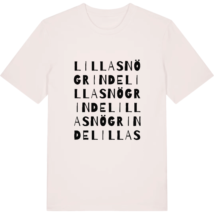Lilla Snögrinde ordlek t-shirt – t-shirt från PinShirt