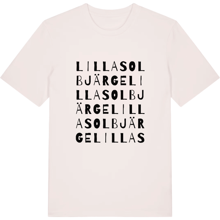 Lilla Solbjärge ordlek t-shirt – t-shirt från PinShirt
