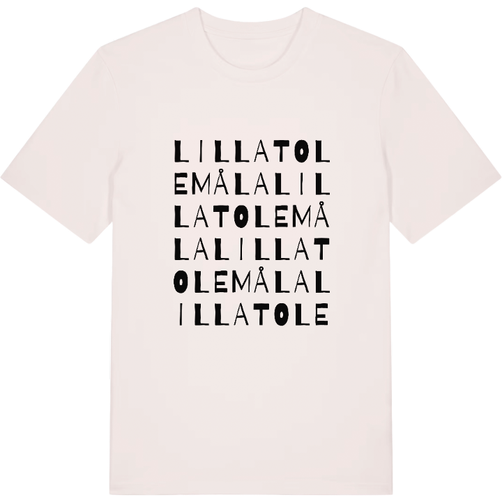 Lilla Tolemåla ordlek t-shirt – t-shirt från PinShirt