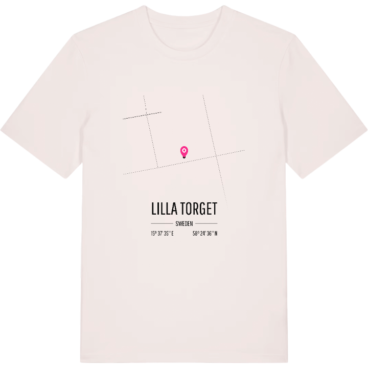 Lilla torget karta t-shirt – t-shirt från PinShirt